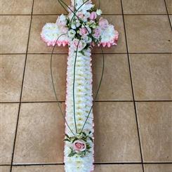 Pink Rose Cross