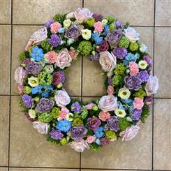Rose Pastel Wreath 