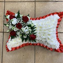 Red Rose Pillow 